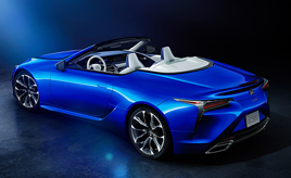 "LC500 Convertible特別仕様車“Structural Blue”（ストラクチュラルブルー）